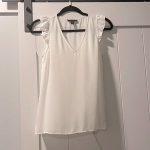 J Crew vintage semi sheer sleeveless blouse size 2